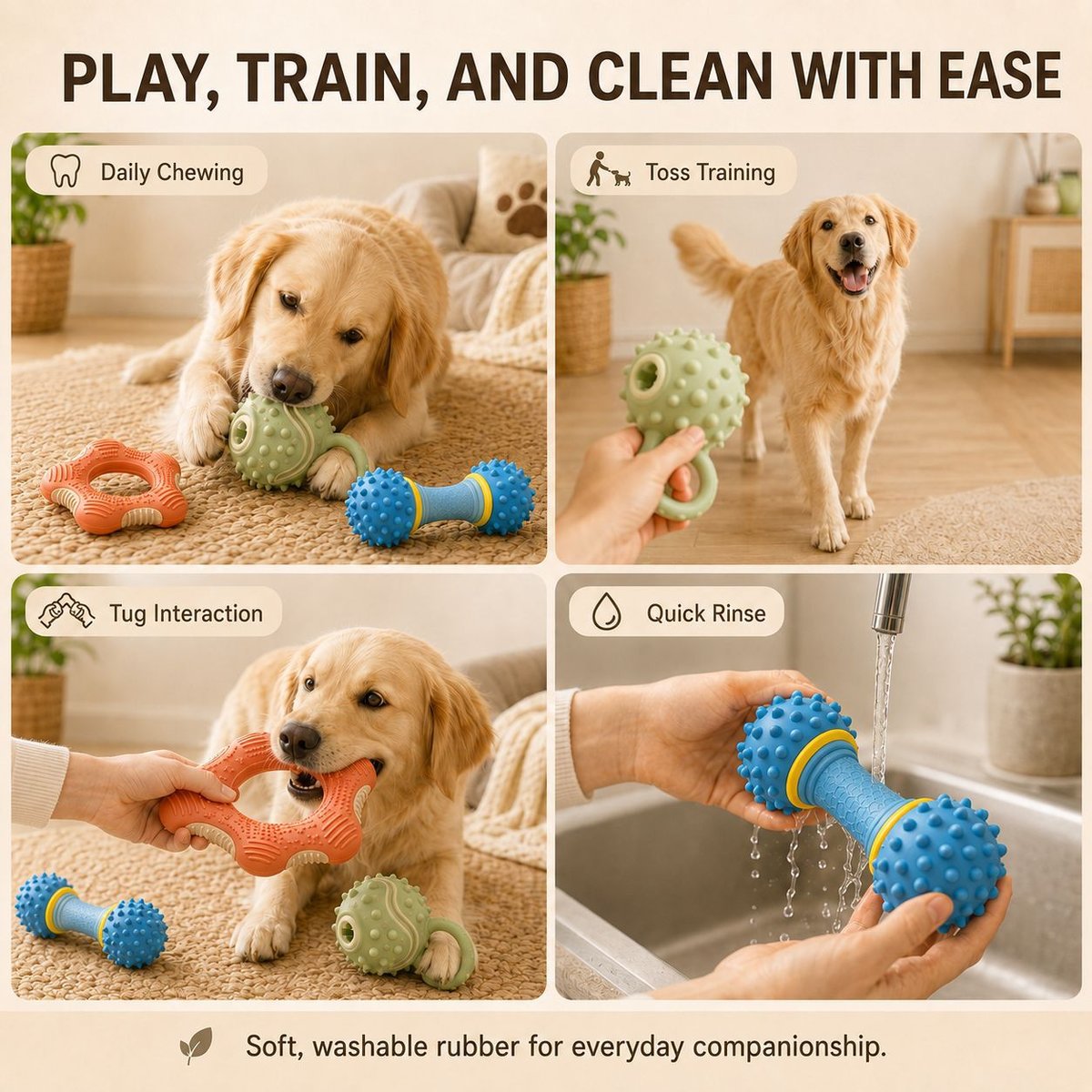 Dog Toys Set 8