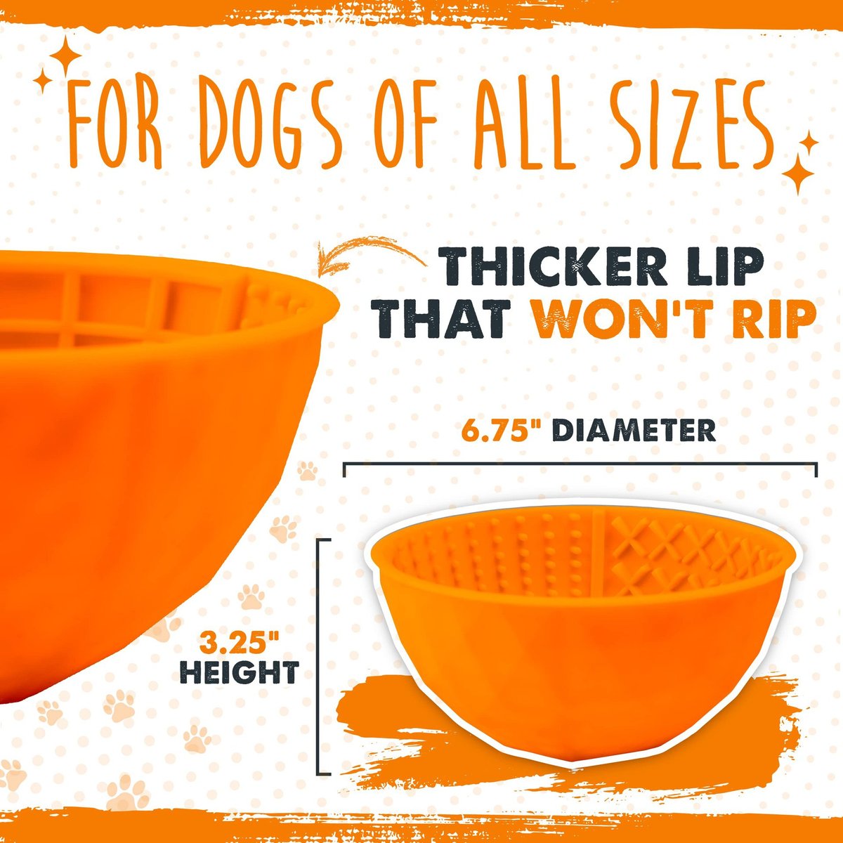 Round Pet Lick-and-Feed Slow Feeder Bowl 2