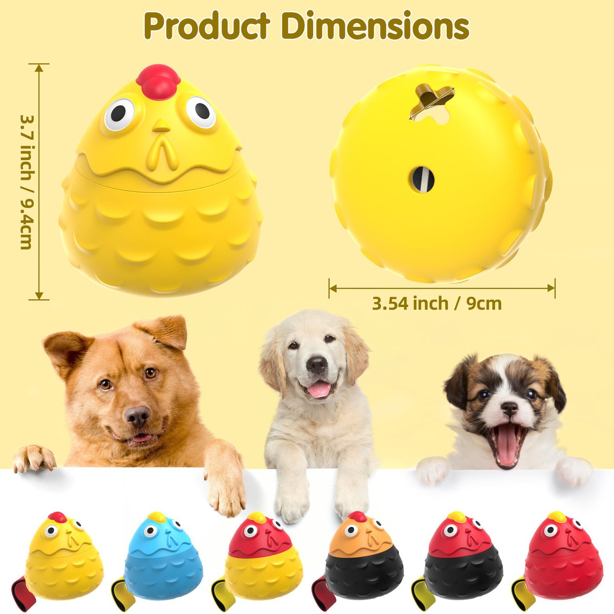 Chicken Squeaky Dog Leakage Food Chew Toy 2