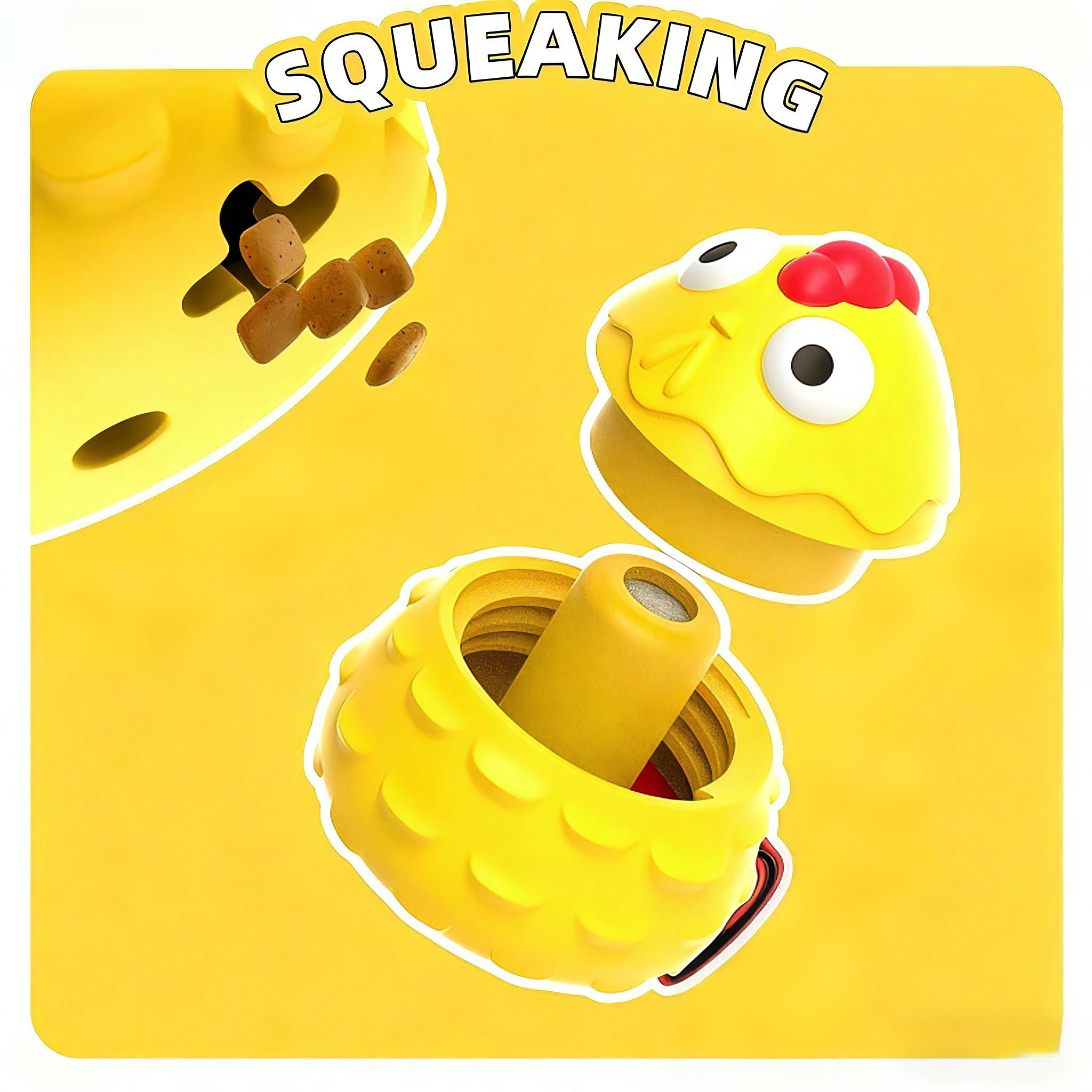 Chicken Squeaky Dog Leakage Food Chew Toy