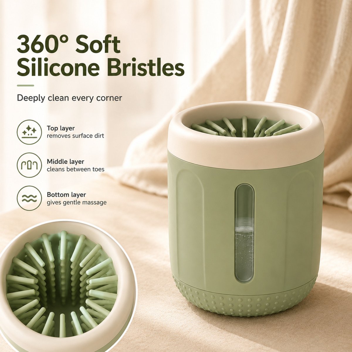 Portable Dog Paw Cleaner Cup 2