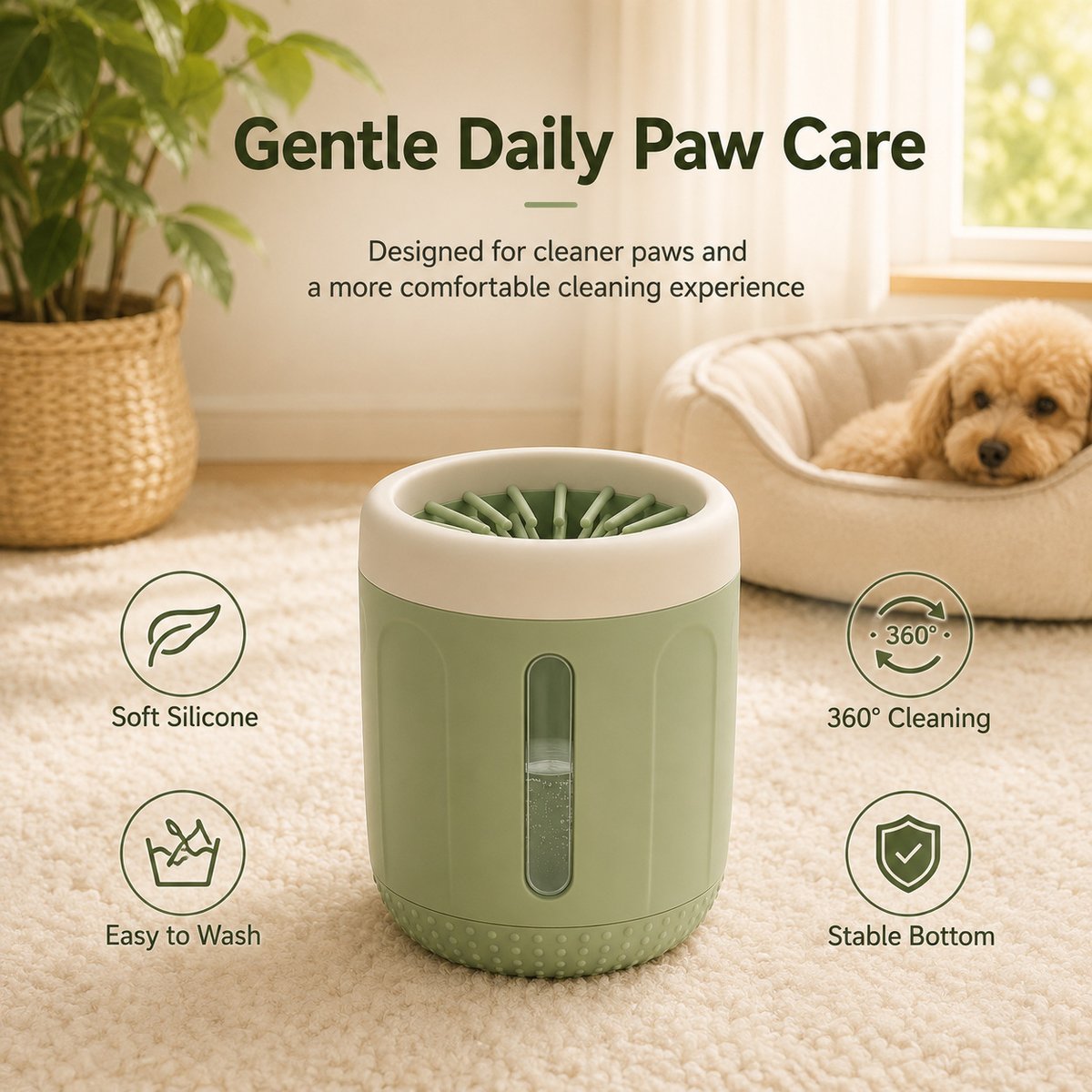Portable Dog Paw Cleaner Cup 3