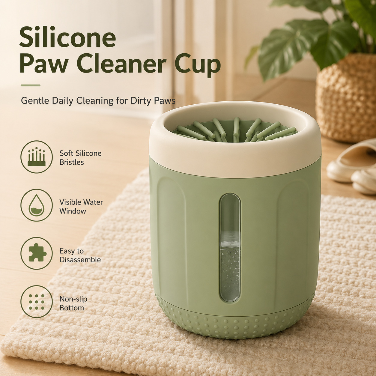 Portable Dog Paw Cleaner Cup