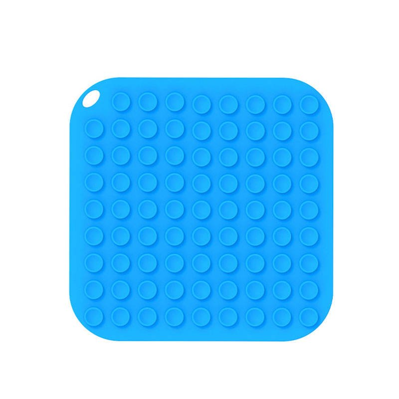 Reinforced Silicone Slow Feeding Licking Mat with Honeycomb Friction Base