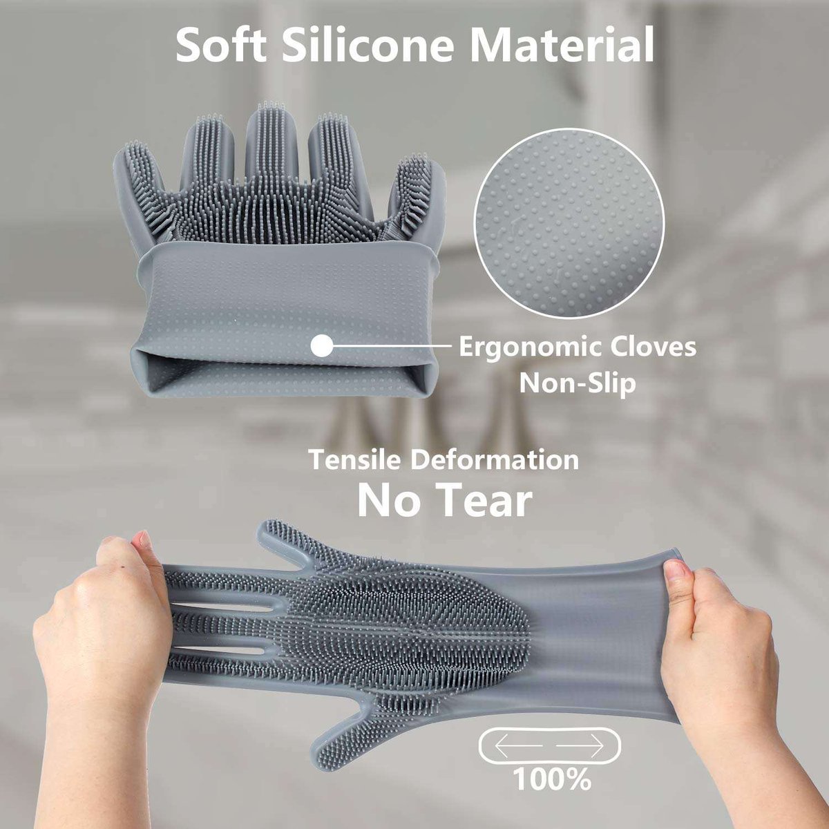 Pet Bathing Silicone Glove