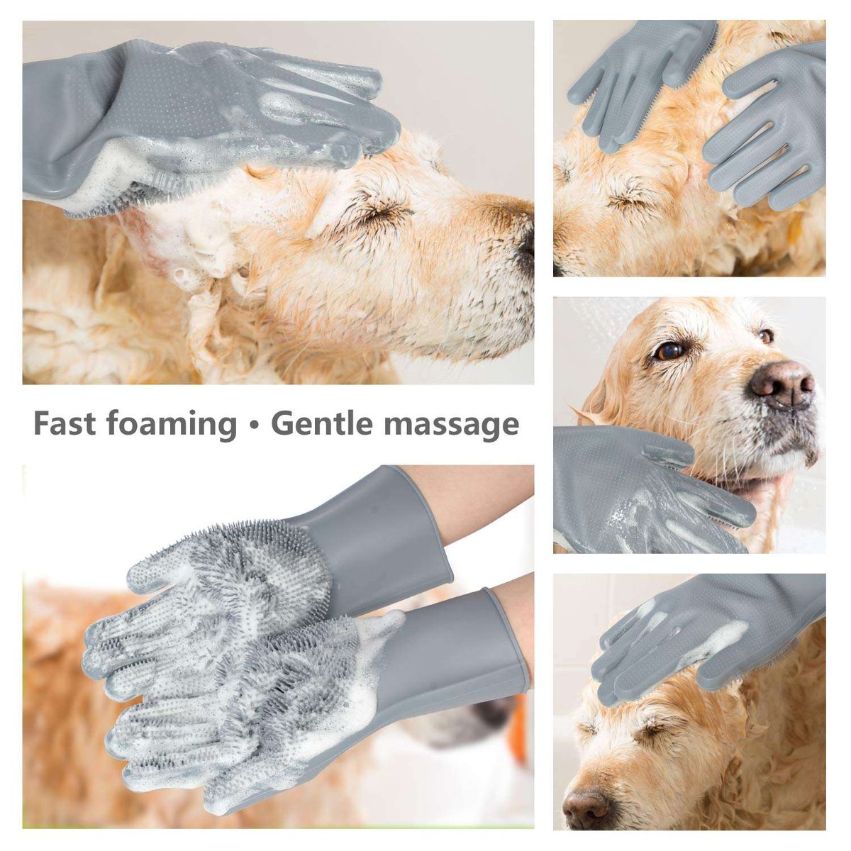 Pet Bathing Silicone Glove 2