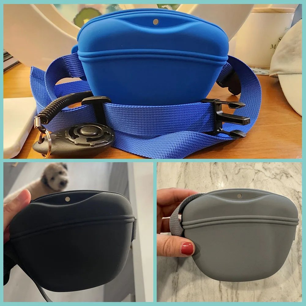 Silicone Pet Training Waist Bag with Adjustable Belt 3