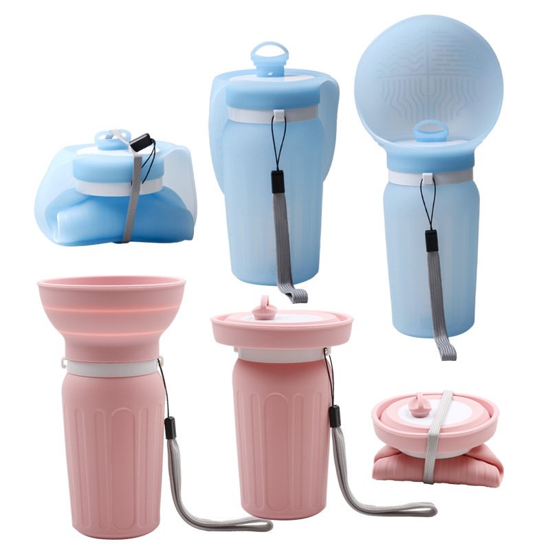 Foldable Silicone Pet Water Bottle 3
