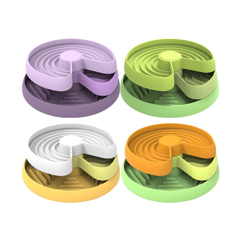 3-Layer Rotatable Pet Slow Feeder Bowl 4