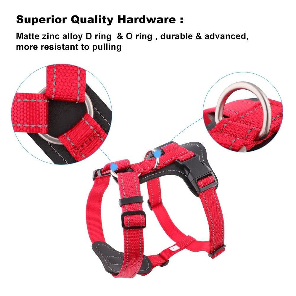 H-Shaped Reflective No Pull Dog Harness 3